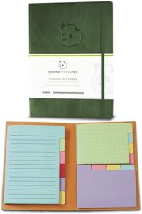 Green Pro Undated 6 Month Day Planner - Daily Planner with Spring Sticky Notes by Panda Planner - Organizer Planner and Sticky Notes for Productivity