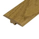 Universal Moudlings Laminate & Wood Flooring T Section Transition Bar MDF Threshold Strip Edge Profile Door Strip Trim (Natural Varnished Oak)