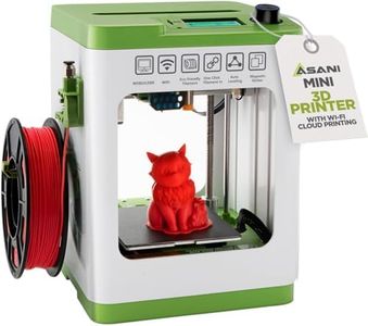 Fully Assembled Mini 3D Printer for Kids and Beginners - Complete Starter Kit with Auto Leveling 3D Printing Machine, 10M PLA Filament, and SD Card - WiFi 3D Home Printer for MAC, Windows, and Linux