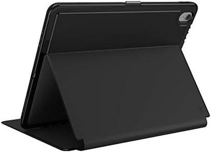 Speck 12.9" iPad Presidio Pro Folio Generation 2 Case, IMPACTIUM 6-Foot Drop Tested iPad Folio with Adjustable Stand and Apple Pencil Storage, Black/Black