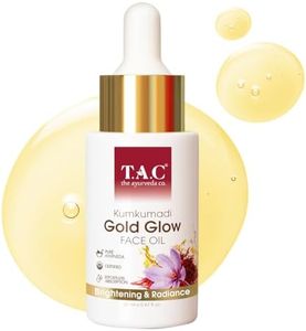 TAC - The Ayurveda Co. Kumkumadi Gold Glow Face Oil | With Saffron & 24K Gold | Deeply Cleanses Skin & Reduces Dullness | For All Skin Types-20ml
