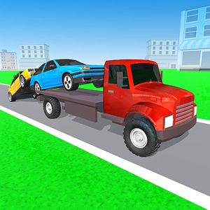 Tow & Go Rush! Tow Cargo Truck Driver Race 3D - Car Tow Become Rich Towing Fun Game