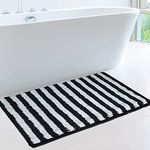 Black And White Bath Mat