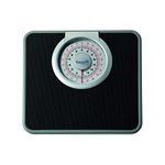 Blue Canyon Mechanical Large Dial Bathroom Scales| Measure Body, Luggage Weight| Maintain Fitness| kg/lb Unit Readings| 140kg Max Capacity| High-Precision Mechanics| Accurate Bathroom Scale (Black)