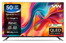 VW 127 cm (50 inches) Pro Series 4K Ultra HD Smart QLED Google TV VW50GQ2
