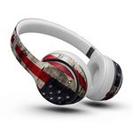 American Distressed Flag Panel - Skin Decal Vinyl Full-Body Wrap Kit Compatible with The Beats by Dre Pill Plus (Beats by Dre Pill Plus not Included)