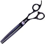 GROOM PROFESSIONAL Sirius Fluffer Scissors - Professional Dog Grooming Scissors - Hybrid Scissors - Combined Elements of Thinners, Blenders & Chunkers - 440c Japanese Steel, 7 Inch 44T