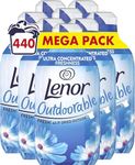 Lenor Outdoorable Fabric Conditioner Spring Awakening 440 Washes, 770ml x 8 - Ultra Concentrated Freshness - 100% Recycled Bottle