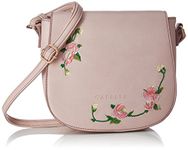 Caprese Elsy Women's Sling Bag (Powder Pink)