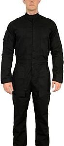 TIE Jumpsuit Star Wars Pilot Flightsuit Uniform Costume (L) Black, Black, Large