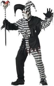 Adult Dark Jester Costume - M