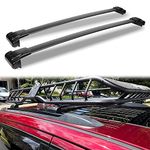 220LBS Roof Racks for Jeep Grand Cherokee WK2 2011-2021 - Only Fit Factory Grooved Metal Side Rails, Deepace Metal Clamp Cross Bars