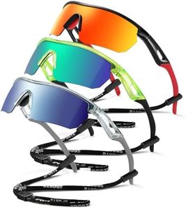 Vcarsian Kids Sunglasses Youth Baseball Sunglasses for Boys Girls 3-12 Polarized Softball Cycling Sports Goggles UV Protection