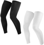 Tough Outdoors Leg Compression Sleeve - Leg Sleeves for Men & Women - UV Compression Sleeves for Men - Calf Sleeve - Basketball Football Cycling
