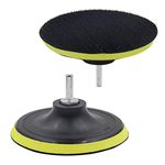 ZXHAO 5 inch Hook & Loop Backing Pad Orbital Sander Polisher Sanding Pad w M10 Drill Adapter 2pcs