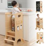 Toddler Tower Wooden Learning Tower for Kitchen