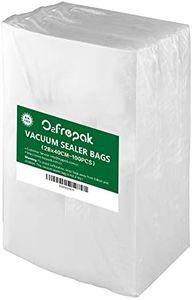 O2frepak 100 Count 28X40cm Textured Vacuum Sealer Bags for Food,BPA Free and Heavy Duty Embossed Vacuum Seal Food Sealer Bags,Great for Sous Vide Vaccume Sealer PreCut Bag