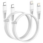 USB C to Lightning Cable 1M+2M[MFi Certified], iPhone Fast Charger Cable Lightning Cable USB C iPhone Charging Cable iPhone Cable USB C Charger Cable for Apple iPhone 14 Pro Max/14 Plus/13/12/11/XS/8