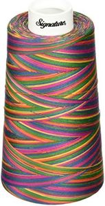 Signature 3 Ply Cotton Quilting Thread, 40wt/3000 yd, Variegated Tie Dye