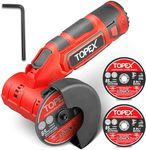 TOPEX 12V Cordless Angle Grinder Ki