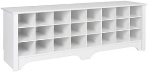 Prepac White Hall Bench with Storag