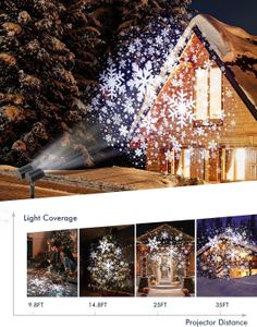 Christmas Outdoor Projector Lights – Festive Holiday Decoration