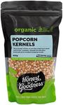 Honest to Goodness, Organic Popcorn Kernels, 650 g - A Light Lovely Snack, Quick and Easy to Prepare. Excellent Popping Results due to its Hard-Starch Content.