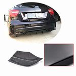 MCARCAR KIT Rear Bumper Splitter fits Mercedes Benz A Class W176 A180 A200 A250 Sport A45 AMG Hatchback 2016-2018 Customized Carbon Fiber CF Upper Spoiler Winglets Vents Cover Flaps (Fiberglass)