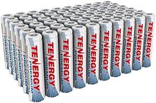 Tenergy Premium Rechargeable AAA Batteries, High Capacity 1000mAh NiMH AAA Batteries, AAA Cell Battery, 60-Pack