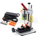 NovelLife Mini Drill Press Precision Benchtop Drilling Machine Elecric Portable Table Driller CNC 795 Motor B10 Chuck Metal Wooden DIY Jewelry Making Crafts Tool