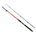 Hetkrishi Crocodile Big Fish Fishing Light Weight Carbon Fiber Heavy Spinning Fishing Rod (Size: 6FT)