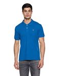 Allen Solly Men'S Regular Fit Polo (Amkp317G04252_Medium Blue M)