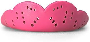 SISU Max Mouthguard, Hot Pink - 2.4mm Thin - Custom-Molded Fit - Slim Design - Remoldable Up to 20 Times - for Impact Sports - Non Toxic - Works with Braces