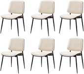 Oikiture Dining Chairs Set of 6 Rea