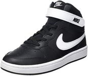 Nike Court Borough Mid 2 (Little Kid) Black/White