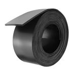 Neoprene Rubber Sheet Neoprene Rubber Strips 50mm(W) x3mm(T) x3m (L) Solid Rubber Rolls for DIY Gaskets, Crafts, Pads, Flooring Protection, Supports, Leveling, Anti-Vibration, Anti-Slip