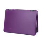 mCover Case Compatible for 2021~2022 11.6" Lenovo Chromebook 300E G3 / 500E Gen 3 Convertible Laptop ONLY (NOT Compatible for Other Lenovo Models) (Purple)