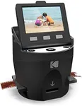 Kodak SCANZA Digital Film & Slide Scanner – Converts 35mm, 126, 110, Super 8 & 8mm Film to JPEG with 3.5" LCD, Easy-Load Inserts & Adapters