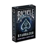 Bicycle Stargazer Playing Cards - 1 Deck, Air Cushion Finish, Professional, Superb Handling & Durability, Great Gift For Card Collectors, Black