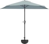 Half Umbrella Outdoor Patio Shade -