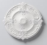 NMC Laura Ceiling Rose Lightweight Resin 77cm Diameter Paintable Easy Fix