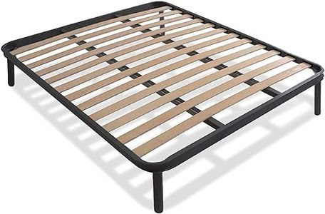 SomnusSana - Rete Letto Matrimoniale 160x190 Altezza 35 cm a doghe in Legno multistrato Ortopedica - Struttura in Acciaio con piedi - 100% Made in Italy