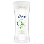 Dove Female 0% Aluminum Deodorant ¼ Moisturizers Cucumber & Green Tea Aluminum Free Roll On With 24-Hour Odor Protection 2.6 Oz 3 Count, Pack Of 1