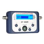 Satellite Finder,Digital Satellite Signal Meter Mini Digital Satellite Signal Finder Meter with LCD Display with Compass