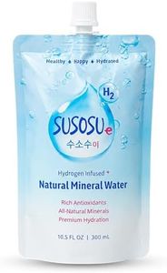 Susosu Hydrogen Infused Mineral Water, Molecular Hydrogen for Antioxidant Support, Daily Hydration & Recovery, Premium Portable Pouches, 10.5 fl oz, 20 Pack