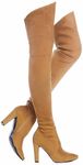 Shoe'N Tale Women Stretch Suede Chu