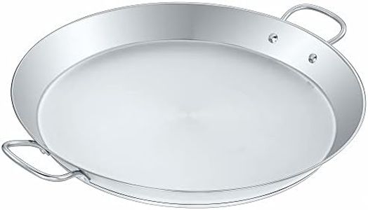 Concord Premium Stainless Steel Paella Pan with Heavy Duty Triply Bottom (12" (32 CM))