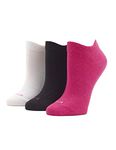 HUE Women's The Perfect Sneaker Low Cut Liner 3 Pair Pack Fuchsia Pack: Fuchsia/Black/White, Fuchsia Pack: Fuchsia/Black/White, One Size