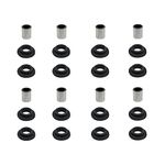 Shock Bushings 16Pcs & Sleeve 8Pcs Fits Arctic Cat ATV Bearcat 454 1996-1998, 250 1999-2005, 300/400/500 2X4 4X4 1998-2006, 650 2004-2006, 700 EFI 2006, 700 Diesel 2007