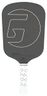 Gamma Obsidian 16 Carbon Fiber Pickleball Paddle with 16mm Core, Comfortable Molded Foam Handle, and Customizable Handle Weight System